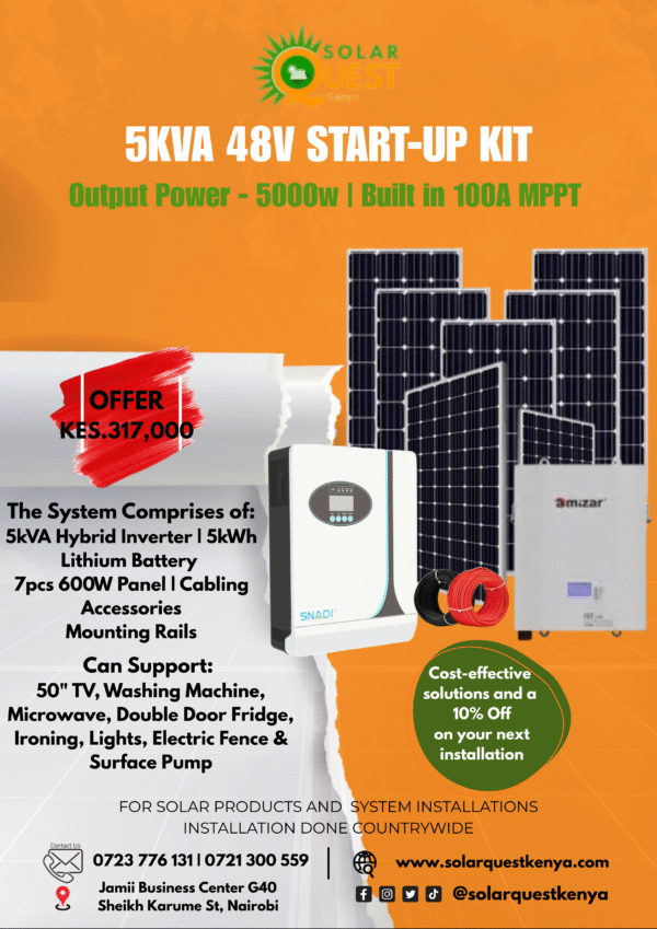5kVA 48V Start-Up Solar Kit Package