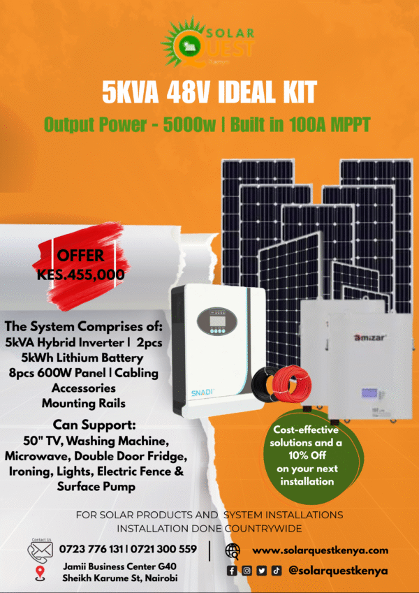 5kVA 48V Ideal Solar Kit Package