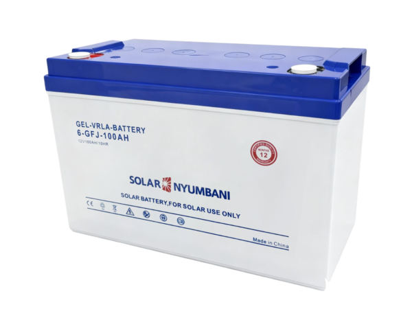 Solar Nyumbani 12V 100Ah Gel Battery