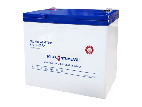 Solar Nyumbani 12V 55Ah Gel Battery