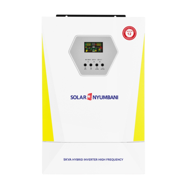 Solar Nyumbani 5KVA 24V 100A MPPT Hybrid Inverter