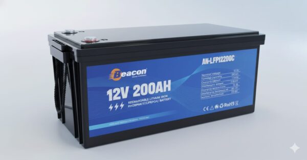 Beacon Rechargeable lithium iron phosphate battery 200ah 12.8v LiFEPO4